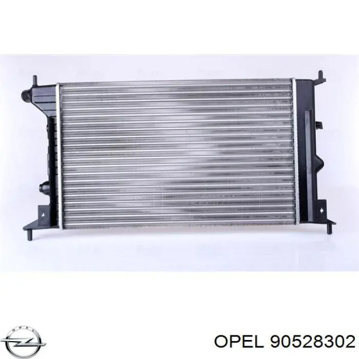 90528302 Opel Радіатор охолодження двигуна