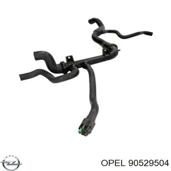 Шланг/патрубок радіатора охолодження, нижній Opel 90529504 ціна, від 28.40 USD