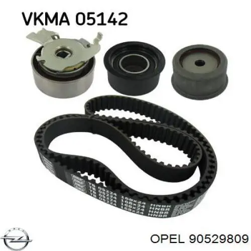 Зубчастий ремінь Opel 90529809 ціна, від 13.08 USD