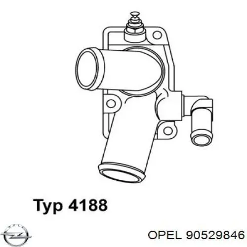 Автомобільний термостат Opel 90529846 ціна, від 32.96 USD