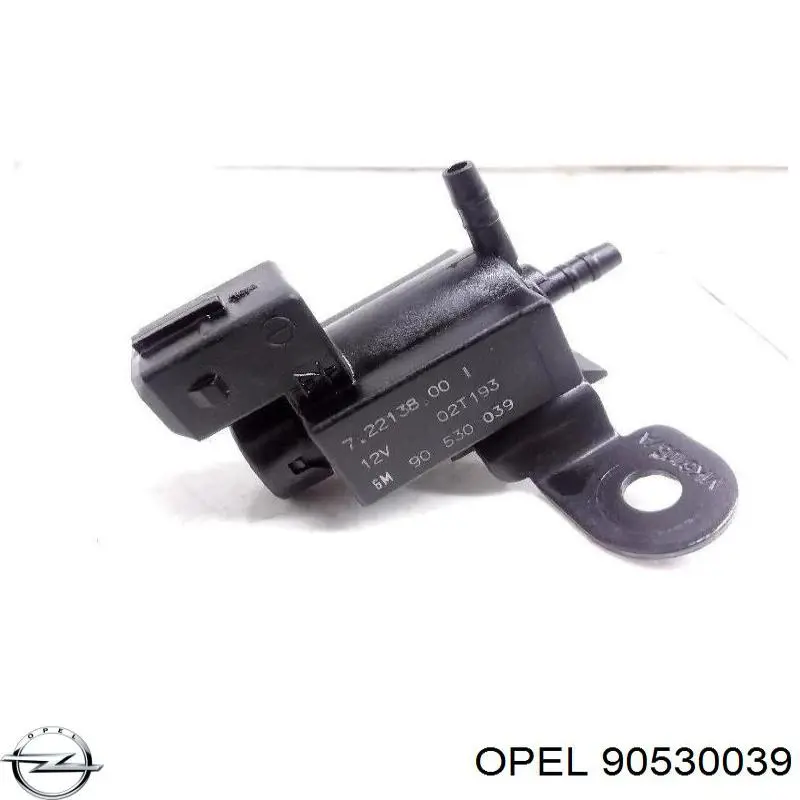 Клапан соленоїд регулювання заслонки EGR Opel 90530039