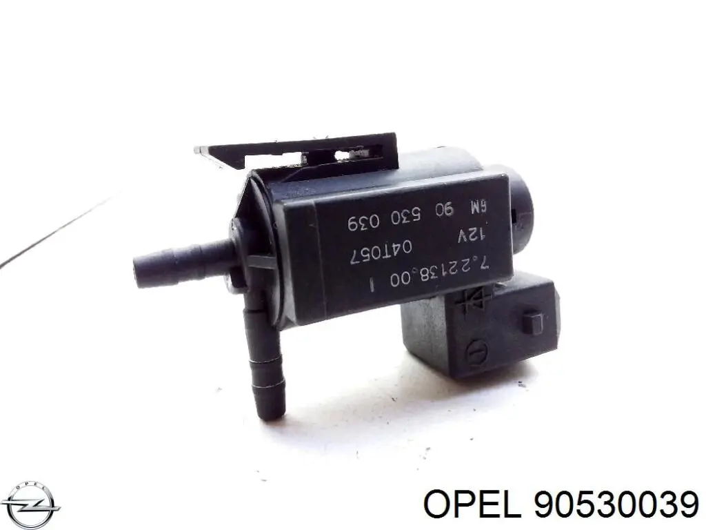 Клапан соленоїд регулювання заслонки EGR 90530039 Opel