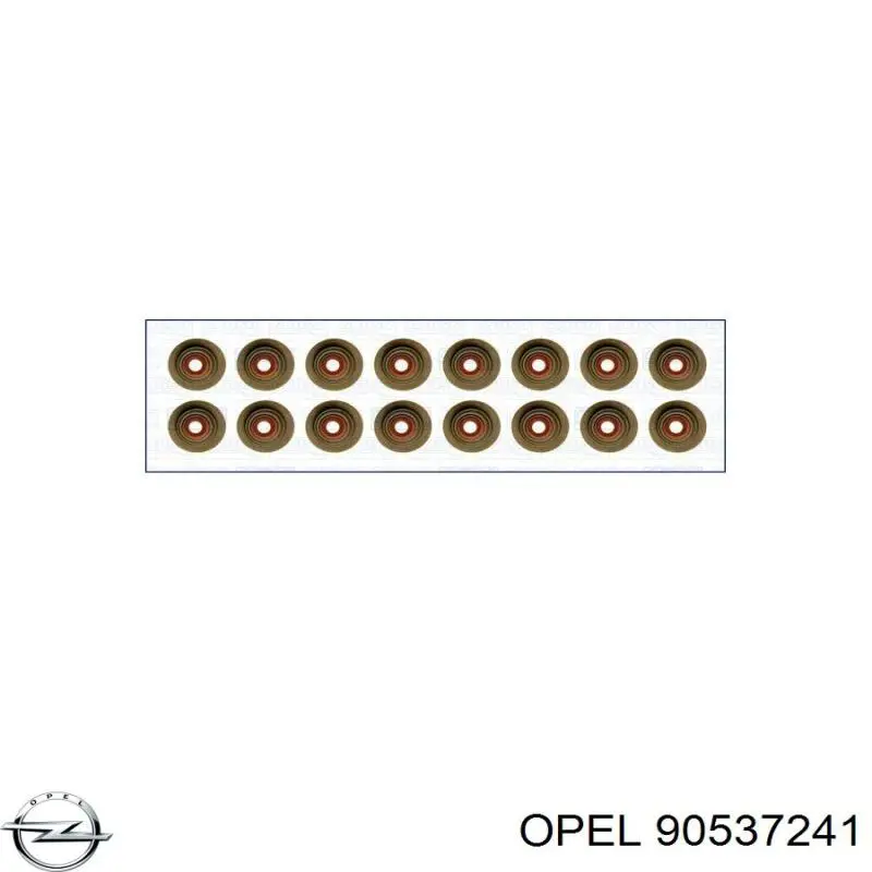 90537241 Opel сальник клапана (маслознімний, впуск/випуск)