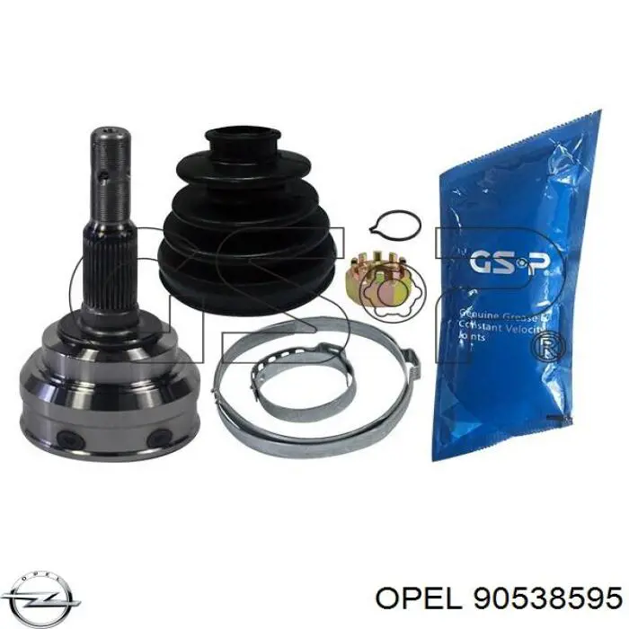 Граната колісна Opel 90538595 ціна, від 29.38 USD