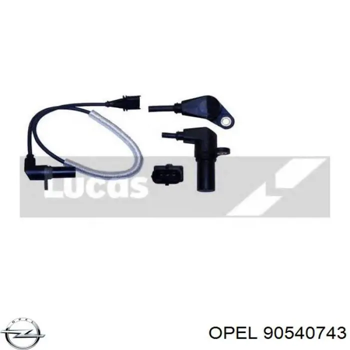 Датчик колінвала 90540743 Opel