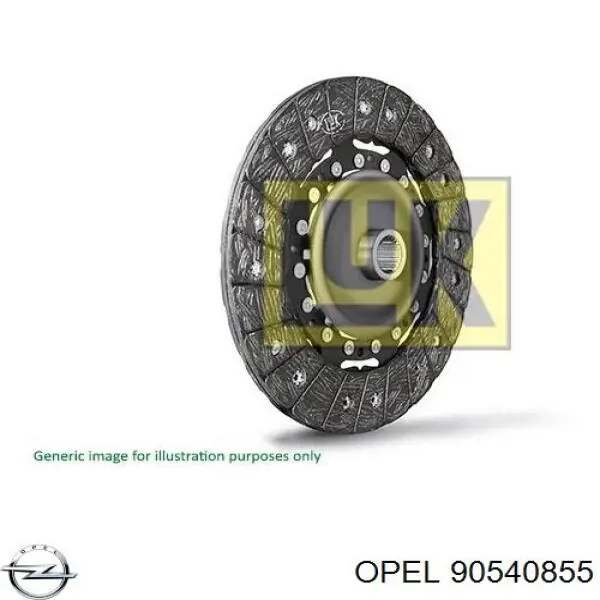 90540855 Opel диск зчеплення