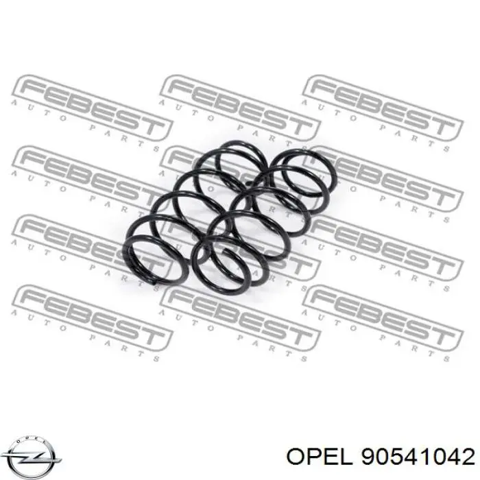 Пружина передня Opel 90541042 ціна, від 22.23 USD