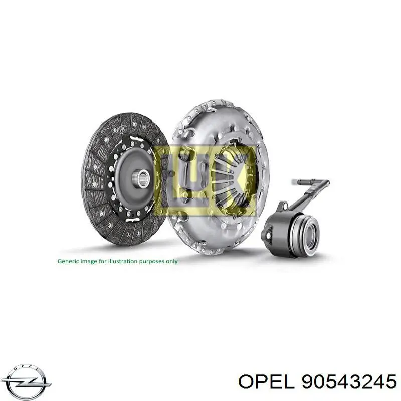 Зчеплення Opel 90543245 ціна, від 122.89 USD