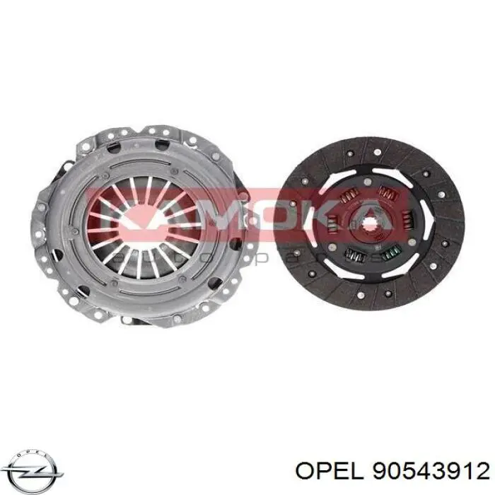 90543912 Opel диск зчеплення