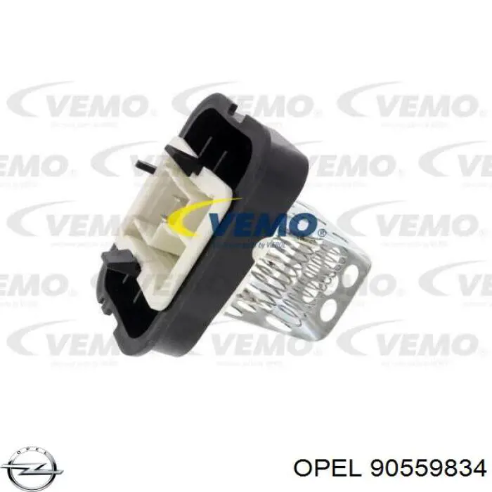 90559834 Opel резистор (опір пічки, обігрівача салону)
