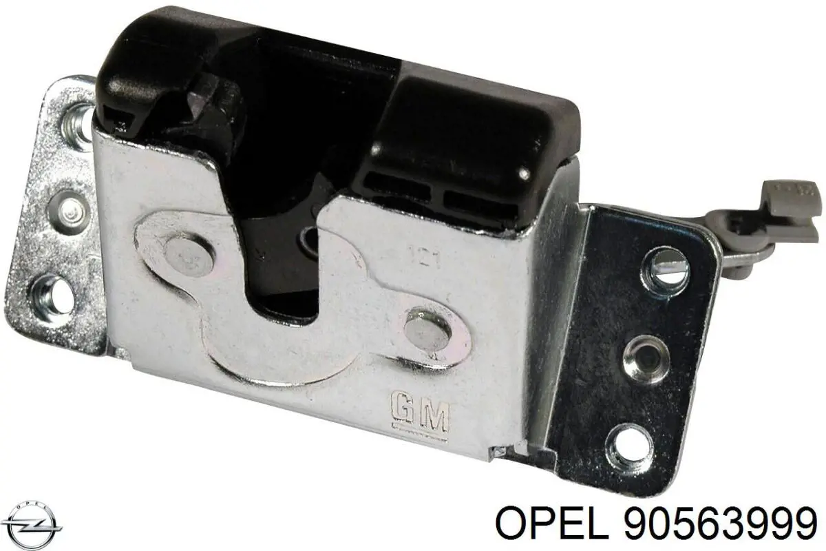 90563999 Opel замок кришки багажника/задньої 3/5-ї двері, задній