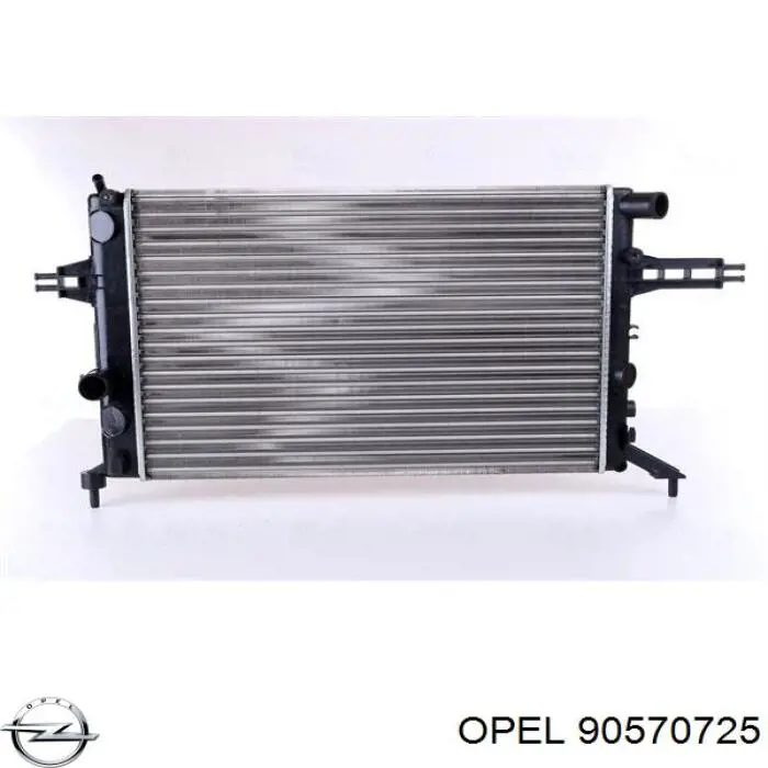 90570725 Opel Радіатор охолодження двигуна
