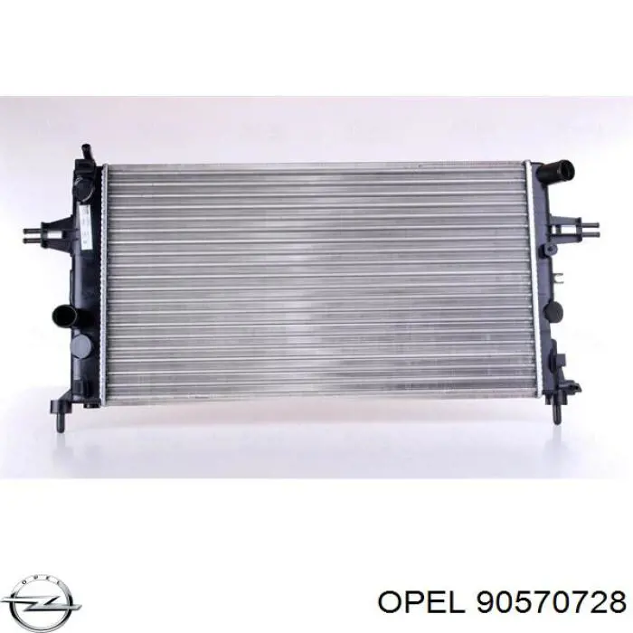 90570728 Opel радіатор охолодження двигуна