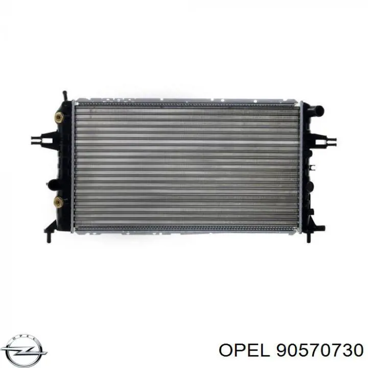 90570730 Opel Радіатор охолодження двигуна