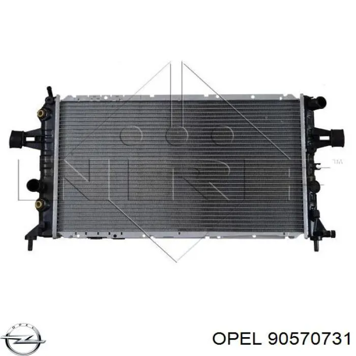 Купити 90570731 Opel Радіатор двигуна