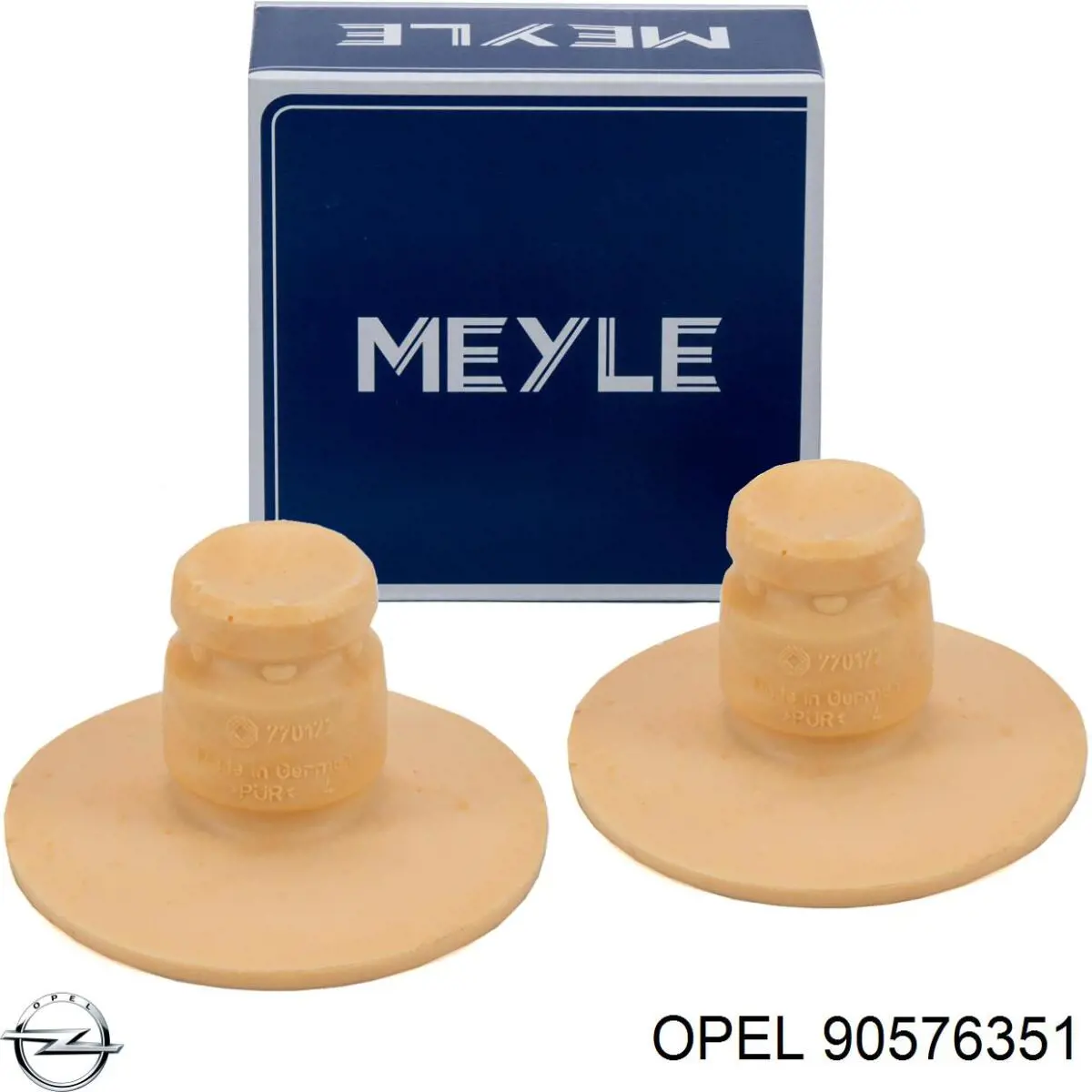 Купити 90576351 Opel Проставка (гумове кільце) пружини задньої, верхня