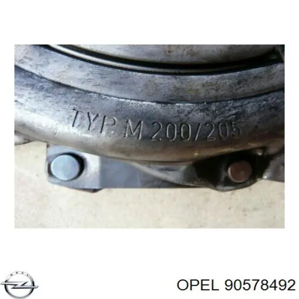 Диск зчеплення ведений Opel 90578492