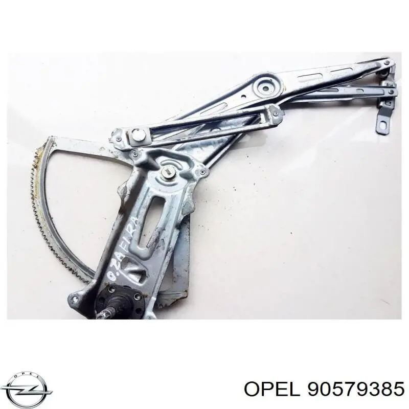 Купити 90579385 Opel Механізм стеклопідйомника водійських дверей