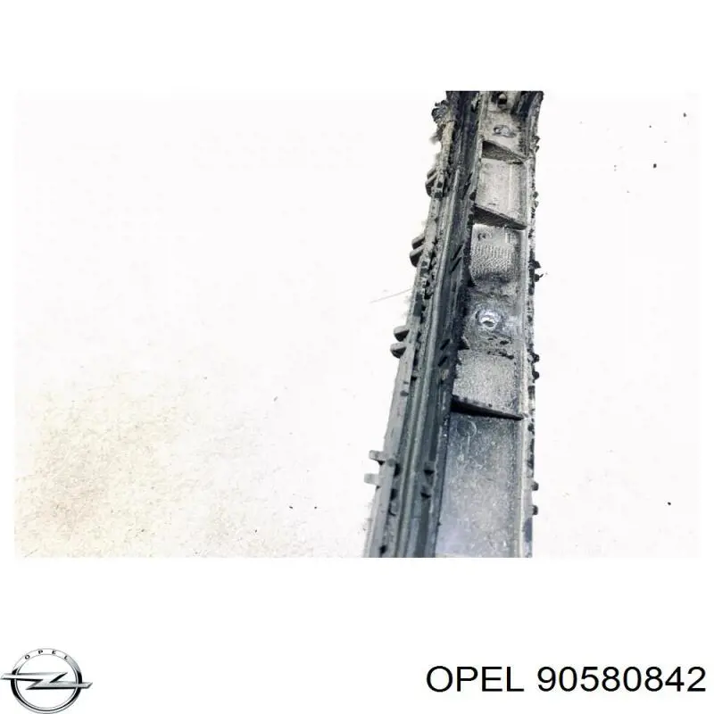 90580842 Opel Напрямна заднього бампера, права