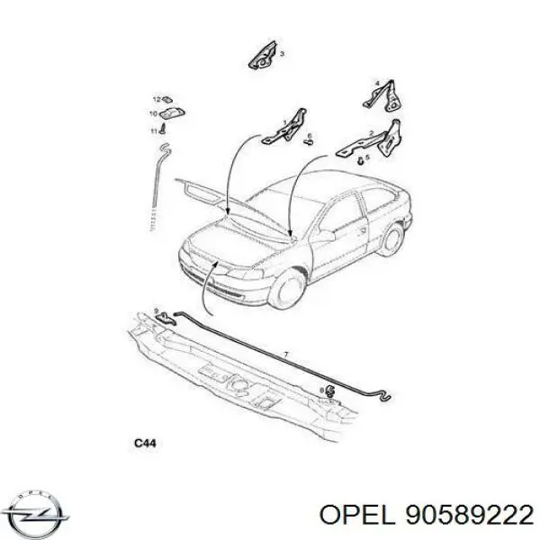 90589222 Opel 