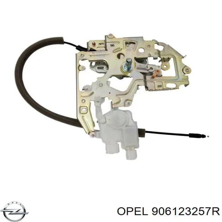 Замок задньої правої двостулкової двері Renault (RVI) 906127519R