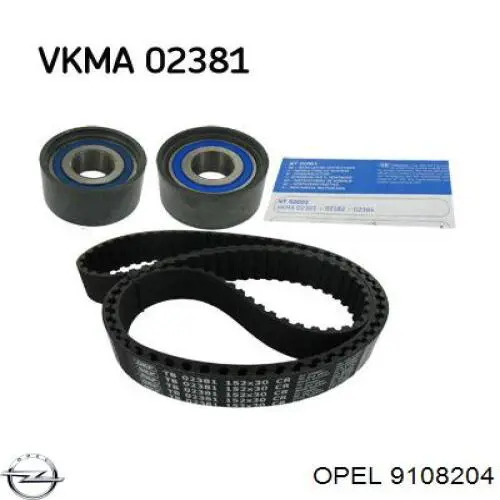 Купити 9108204 Opel Натяжний ролик