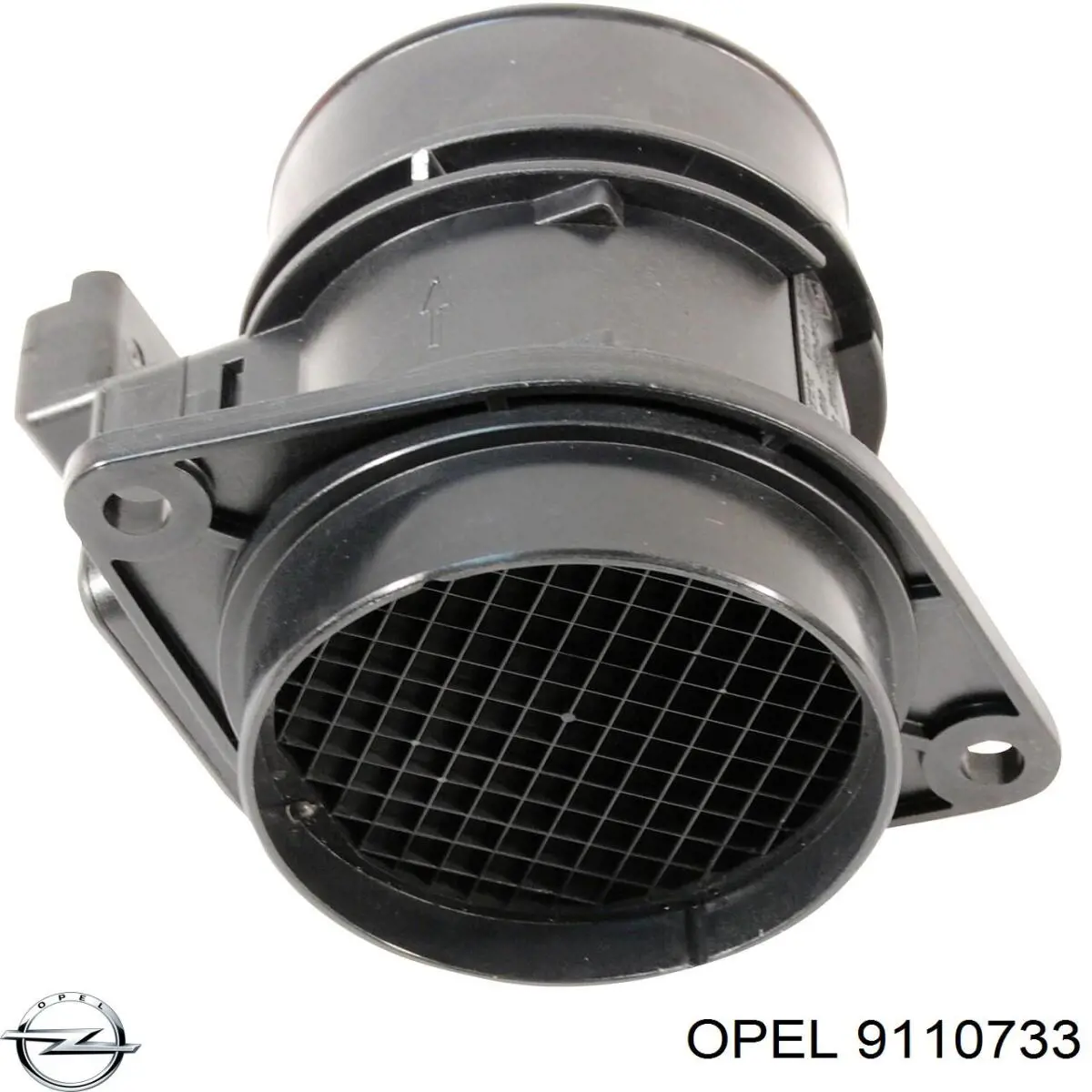 9110733 Opel датчик потоку (витрати повітря, витратомір MAF - (Mass Airflow))