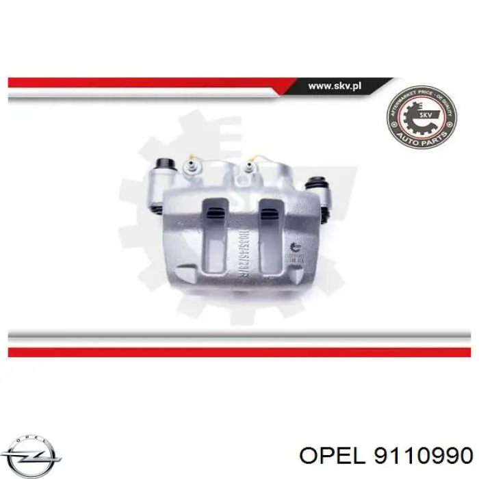 Супорт гальмівний передній правий 9110990 Opel