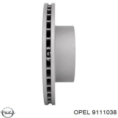 Диск переднього гальма Opel 9111038 ціна, від 52.17 USD