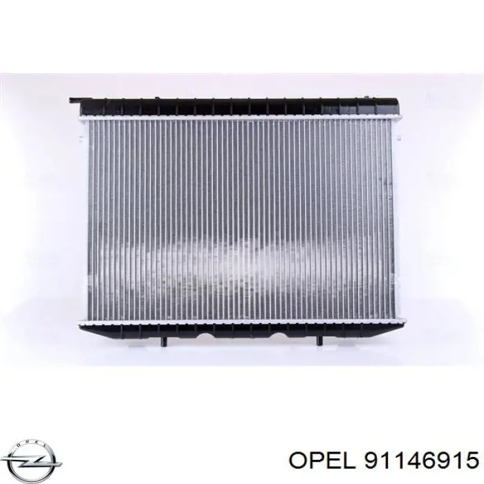 Радіатор основний Opel 91146915 ціна, від 129.08 USD