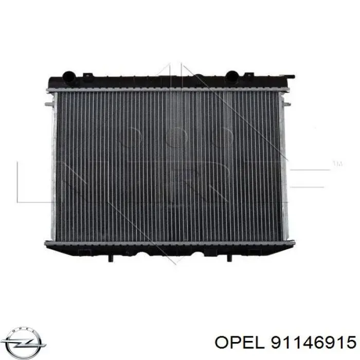 91146915 Opel радіатор охолодження двигуна