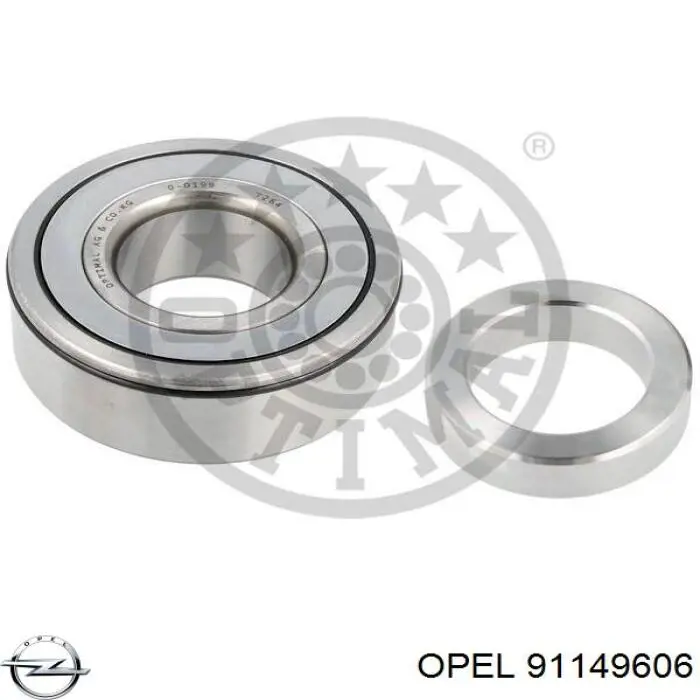 Підшипник маточини задньої Opel 91149606 ціна, від 51.14 USD