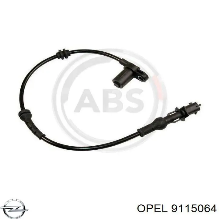 9115064 Opel датчик абс (abs передній)