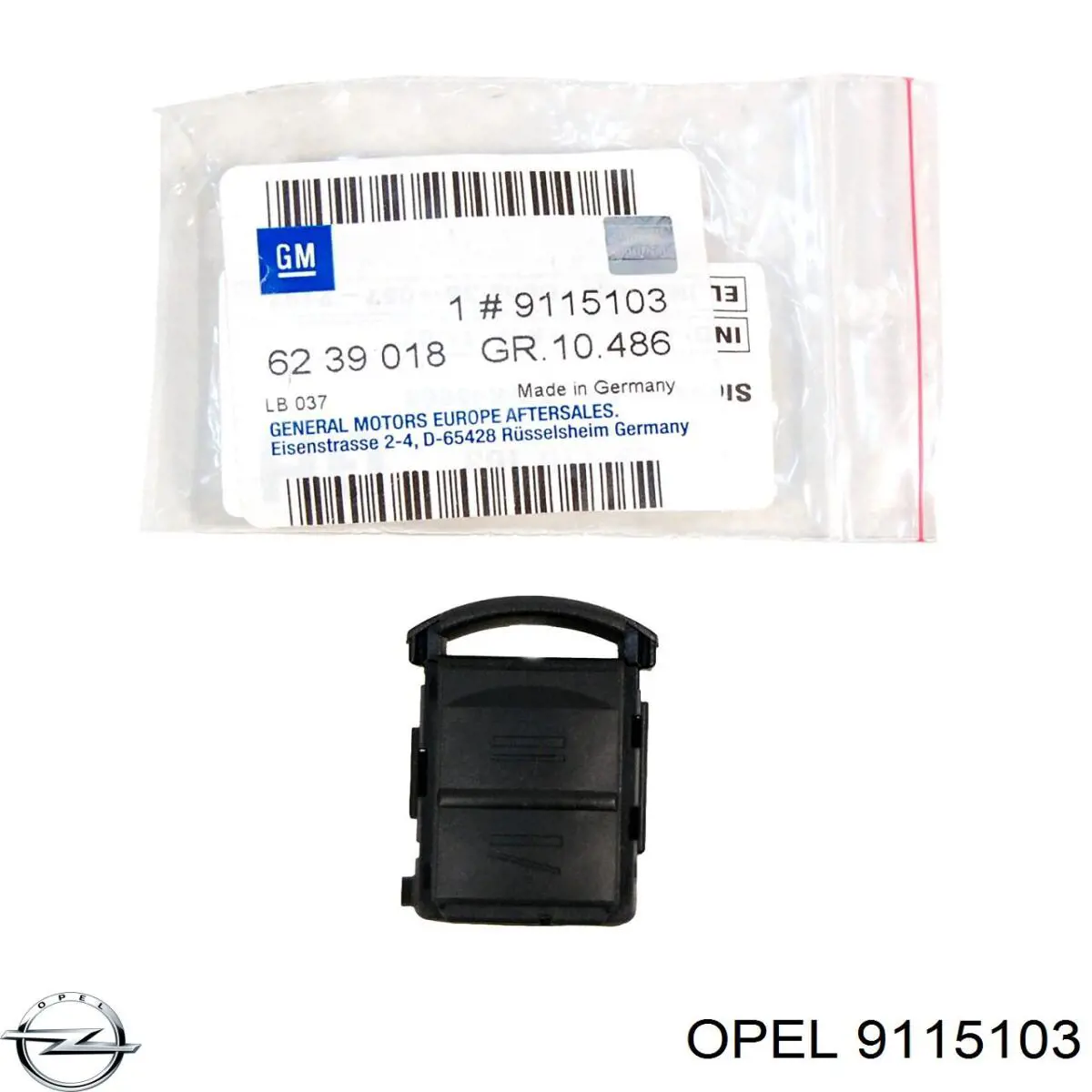 9115103 Opel Брелок управління сигналізацією