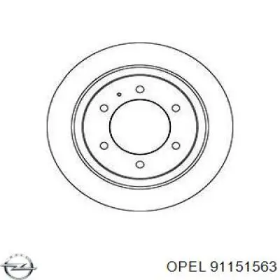 Диск гальмівний задній Opel 91151563