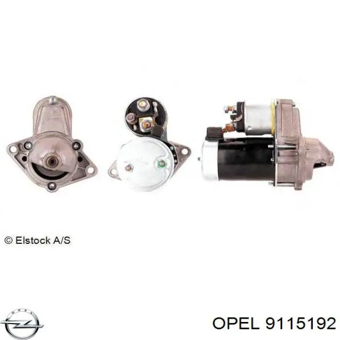 9115192 Opel стартер