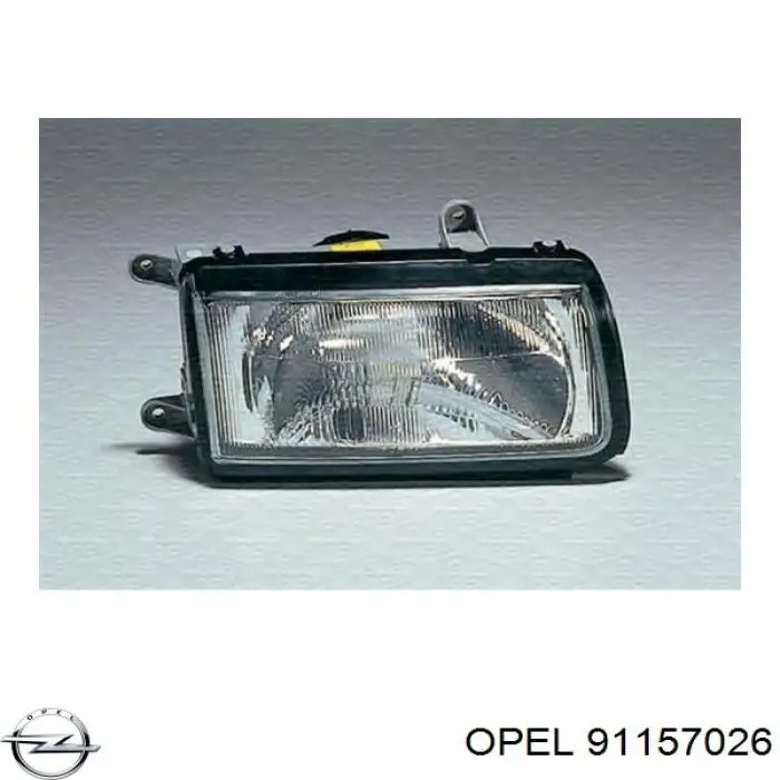 91157026 Opel Фара правая