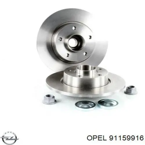 Задні дискові гальма Opel 91159916 ціна, від 54.17 USD