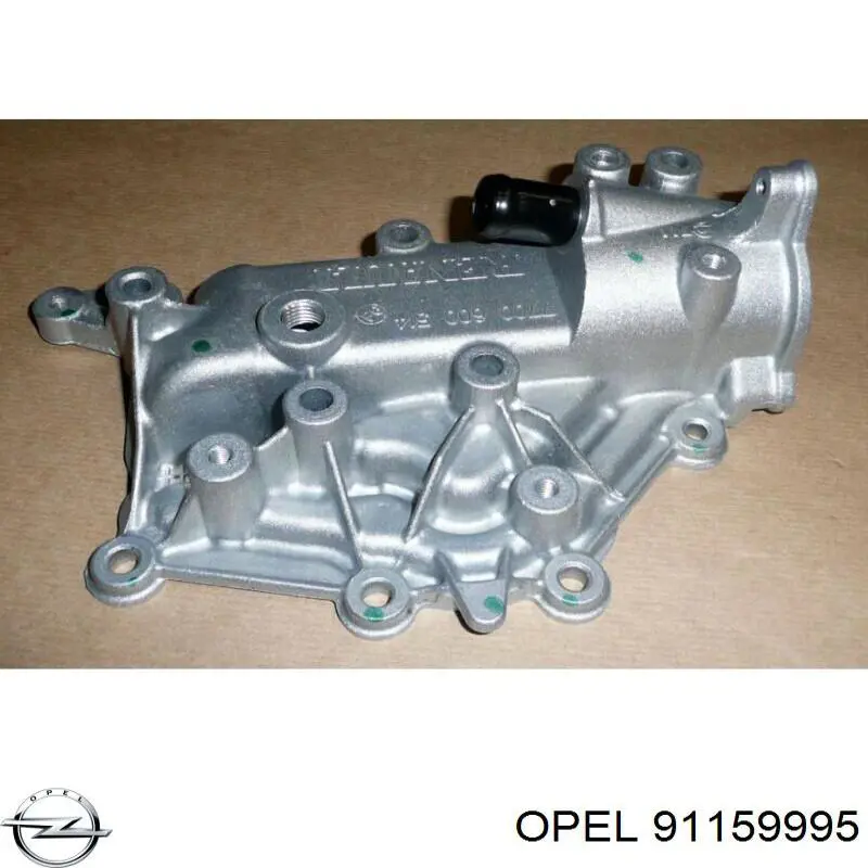 Корпус термостата 91159995 Opel