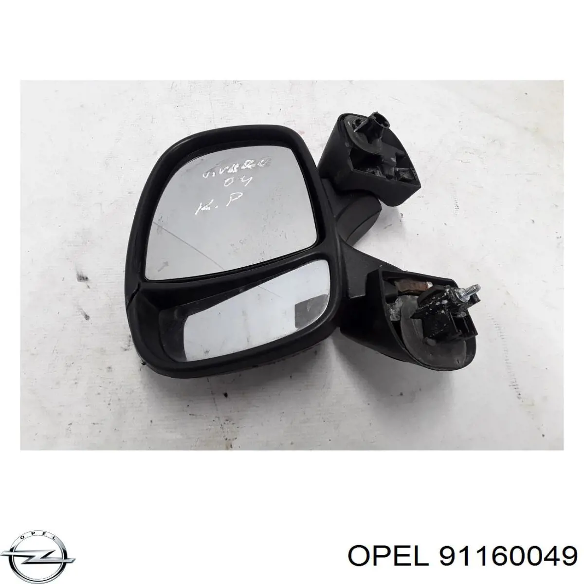 Ліве бічне дзеркало Opel 91160049 ціна, від 61.08 USD