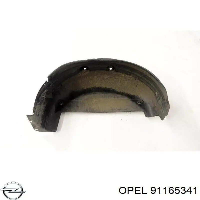 Підкрилок заднього крила, правий 91165341 General Motors