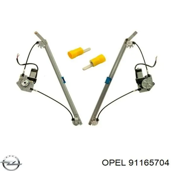 91165704 Opel Підйомник механічний вітрового скла