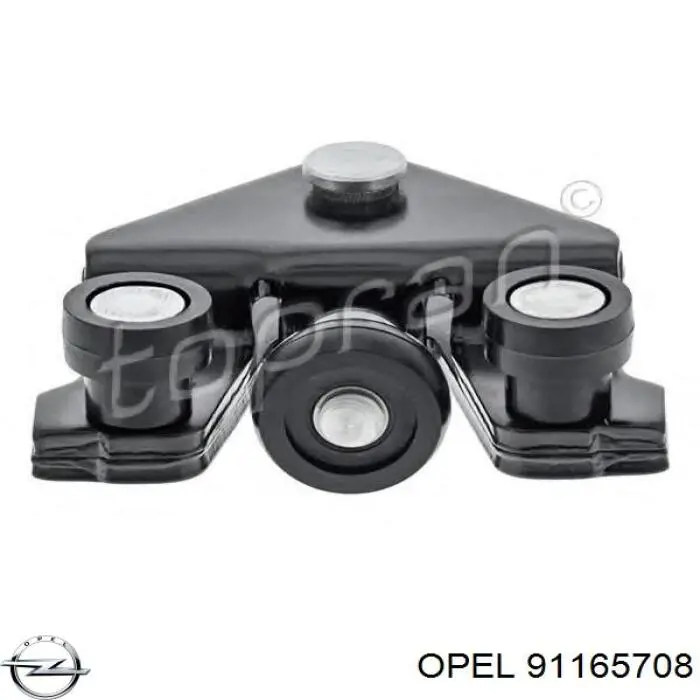 91165708 Opel ролик двері бічної/зсувної, правий нижній