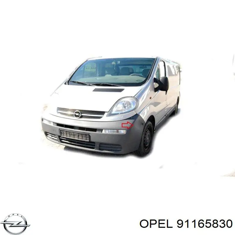 Купити 91165830 Opel Буфер (бампер) передній