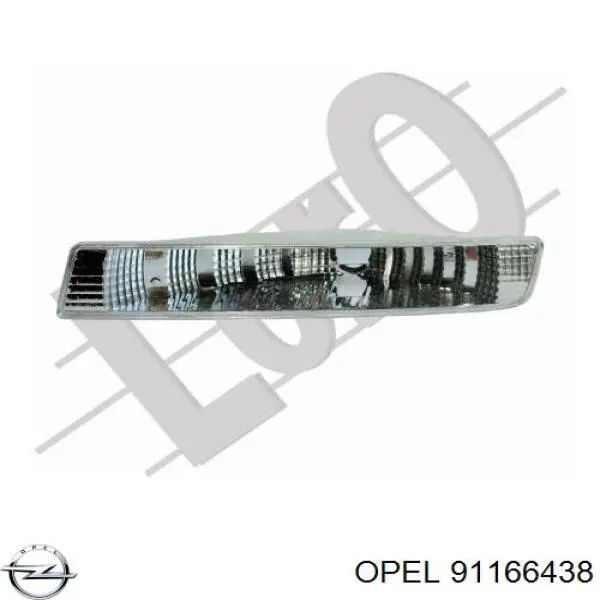 91166438 Opel покажчик повороту лівий