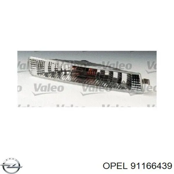 Правий покажчик повороту - лампа Opel 91166439 ціна, від 21.46 USD