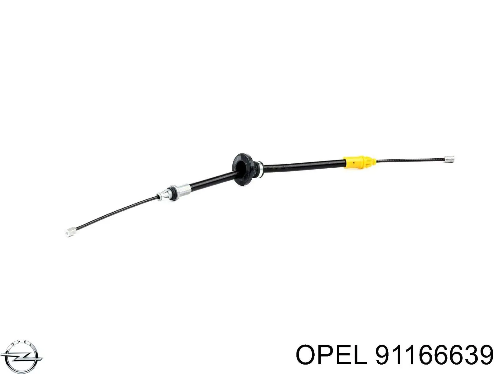 Трос стоянкового гальма передній Opel 91166639 ціна, від 6.06 USD