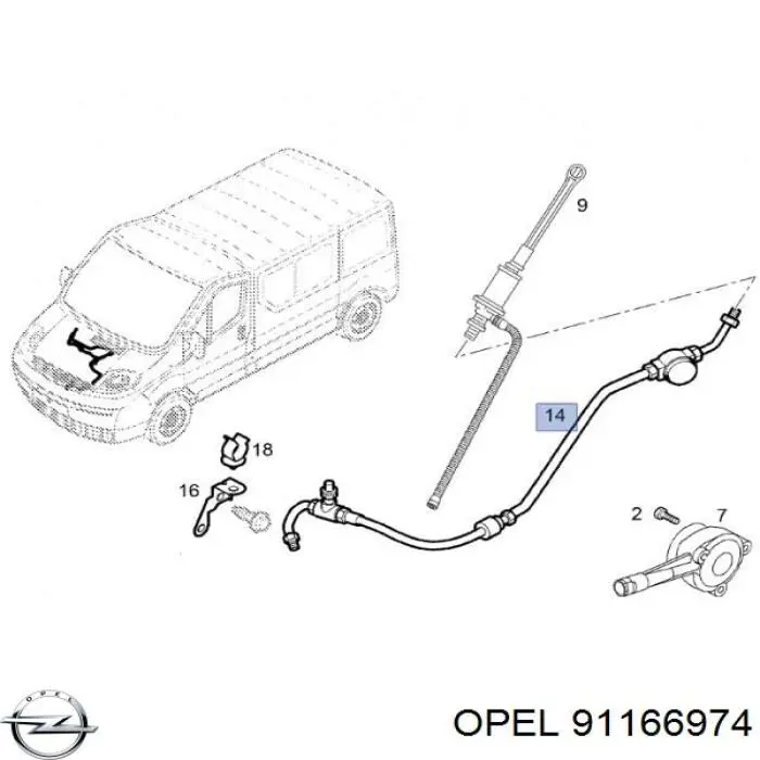  91166974 Opel