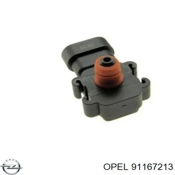 91167213 Opel датчик тиску у впускному колекторі, map