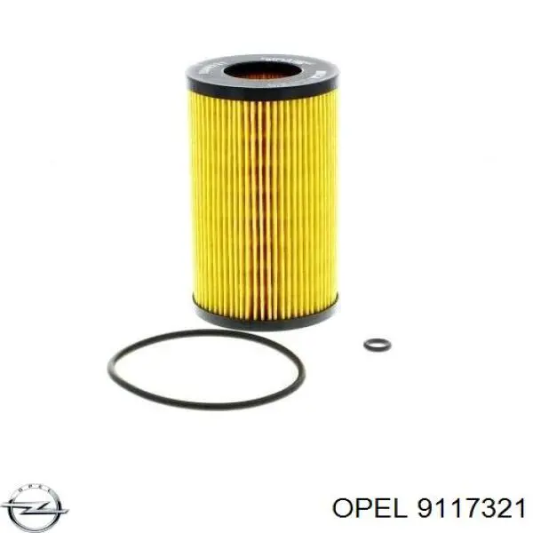 9117321 Opel фільтр масляний